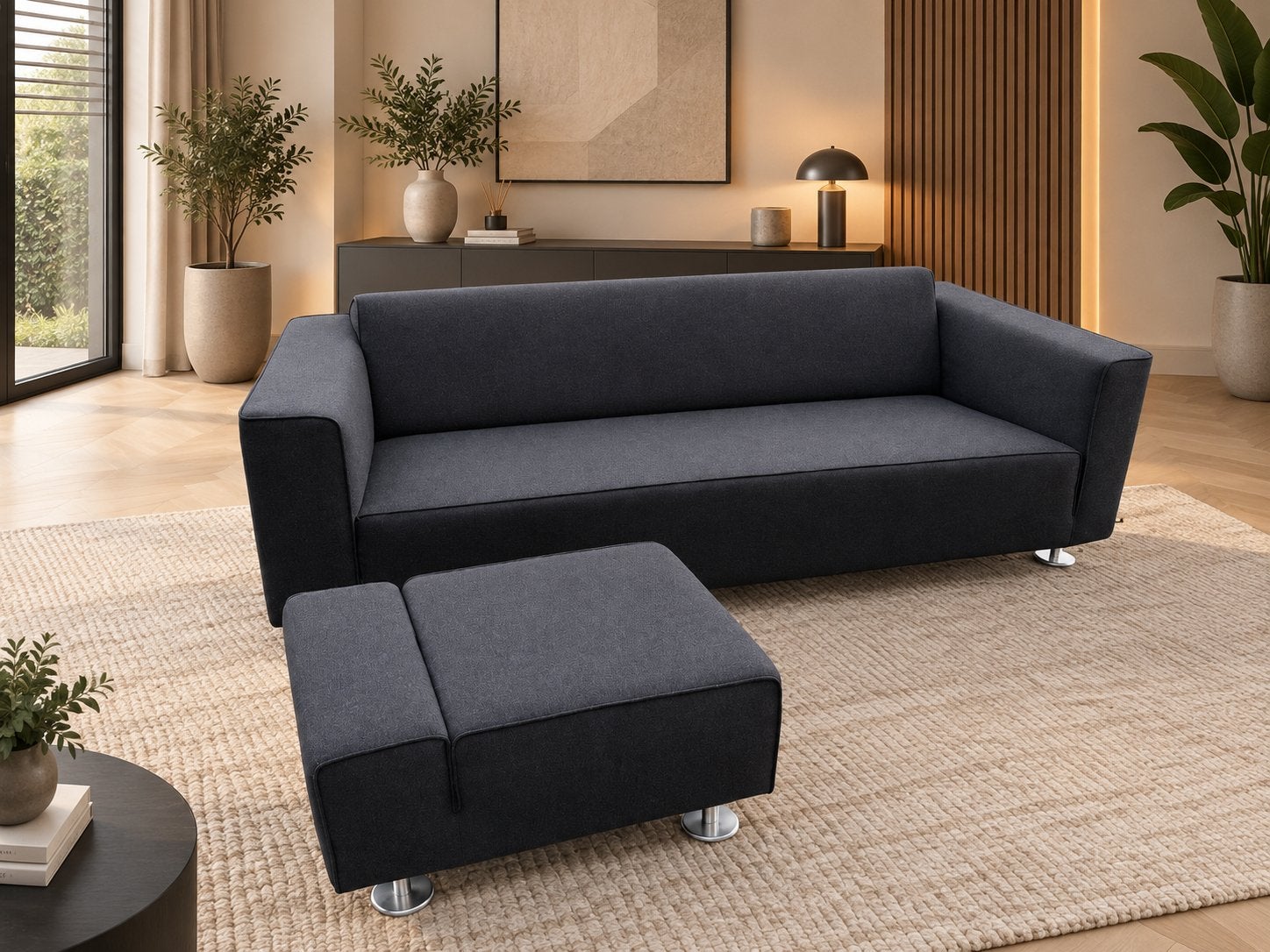 GRATIS LEVERING | DESIGN ON STOCK BLIZZ 3-ZITS | ZGAN, Huis en Inrichting, Driepersoons, 75 tot 100 cm, Zo goed als nieuw, Rechte bank