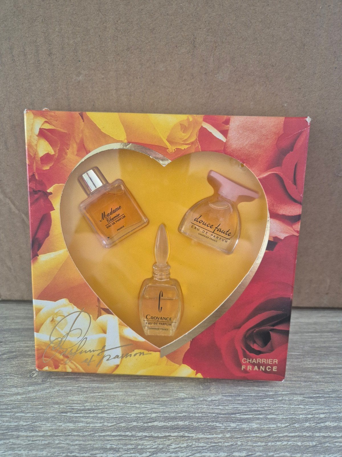 Charrier France Mini Parfum Set - Niet geopend, Ophalen of Verzenden, Nieuw, Miniatuur