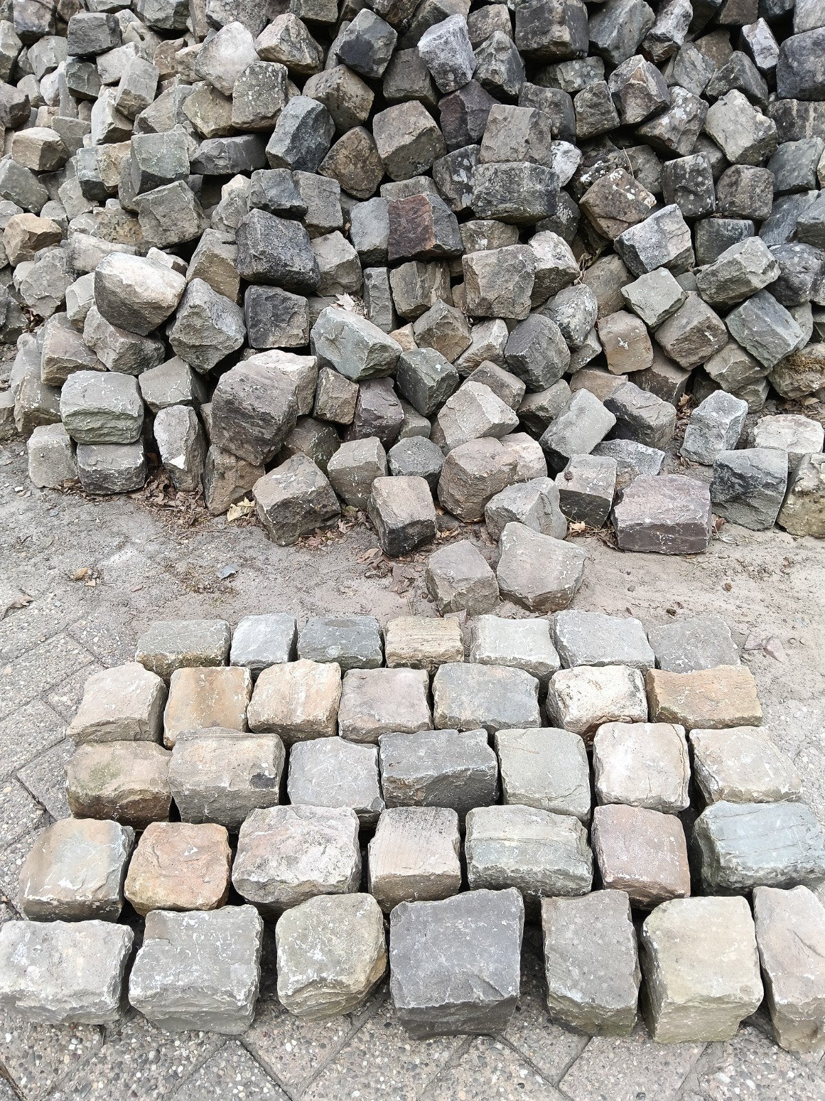 Greskeitjes gemengd, Tuin en Terras, Ophalen, Gebruikt, Overige typen, Natuursteen