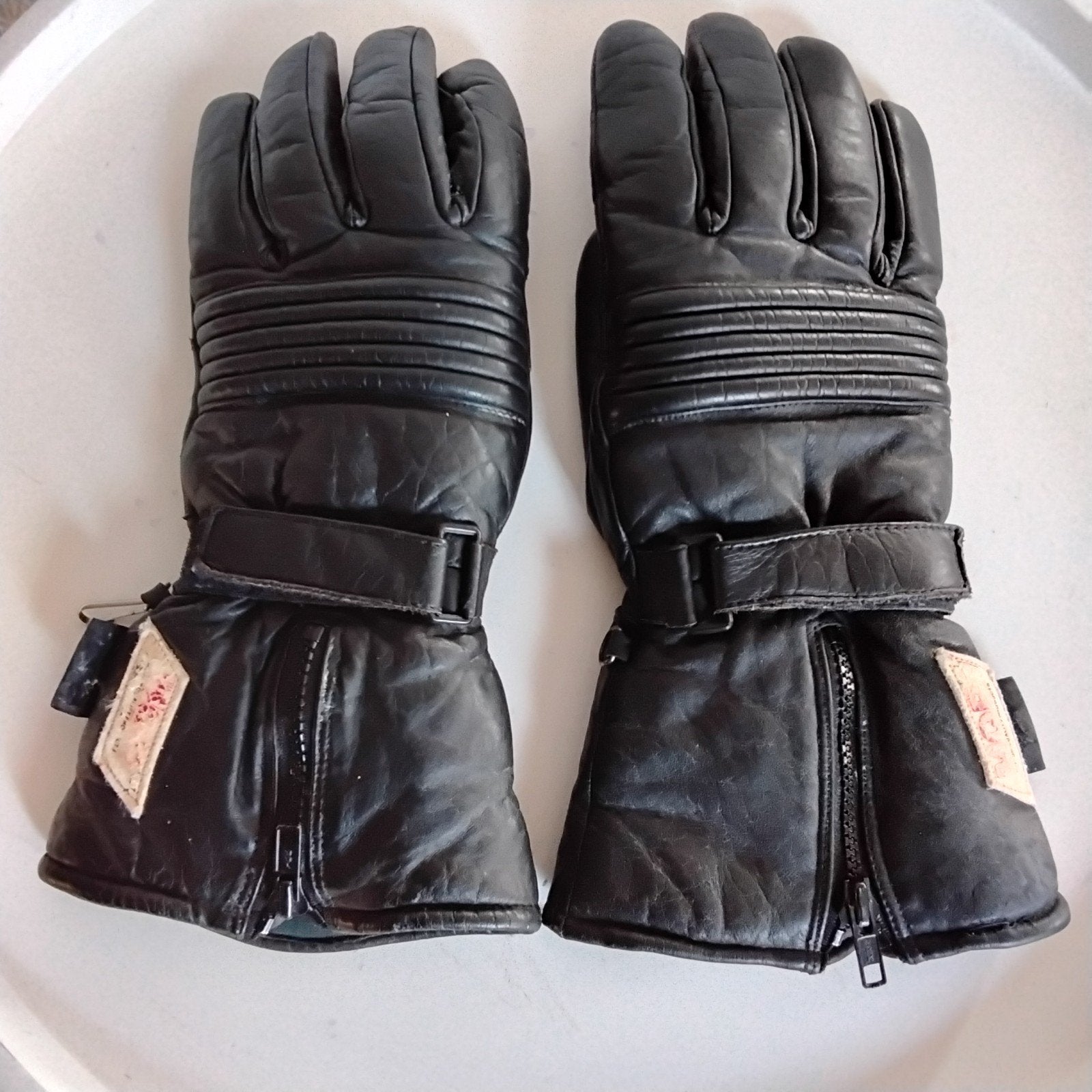 Motor leren dames handschoenen maat L, Ophalen of Verzenden, Tweedehands, Dames, Handschoenen
