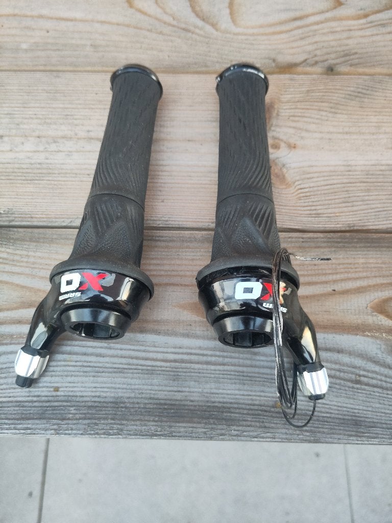 Sram X0 gripshifts 2 x 10 (1.5 set), Fietsen en Brommers, Fietsonderdelen, Gebruikt, Gravelbike, Ophalen of Verzenden, SRAM