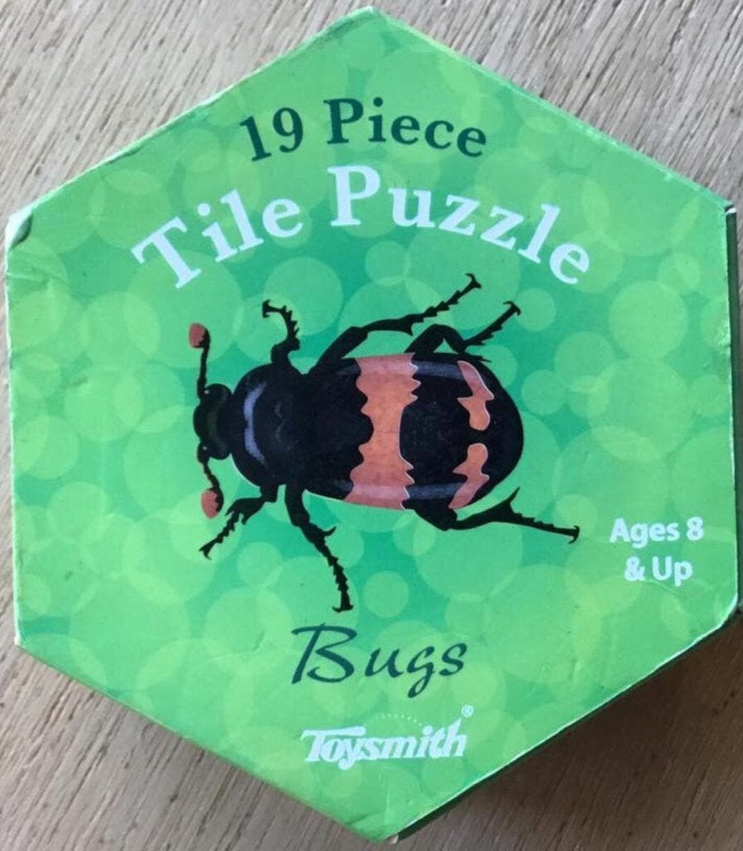 Bugs 19 Piece Tile puzzel / breinbreker - va. 8 jaar - ZGAN, Ophalen of Verzenden, Minder dan 500 stukjes, Zo goed als nieuw, Overige typen