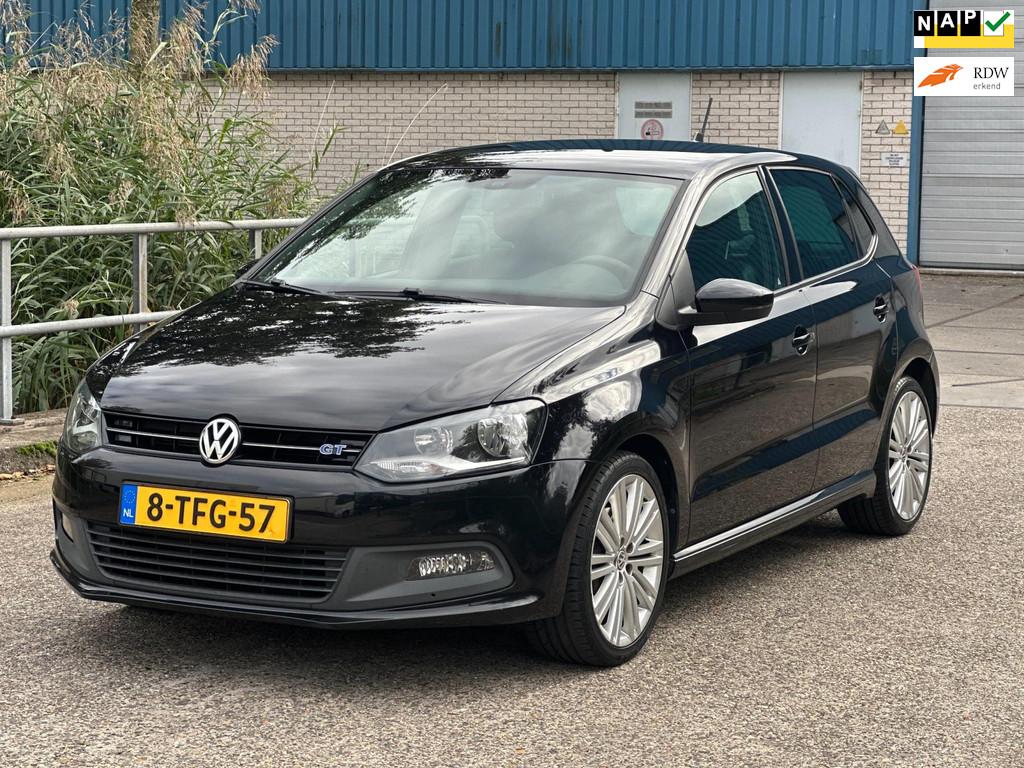 Volkswagen Polo 1.4 TSI BlueGT 103.800 KM NAP! Navi! Leder!, Voorwielaandrijving, Euro 5, 4 cilinders, Origineel Nederlands