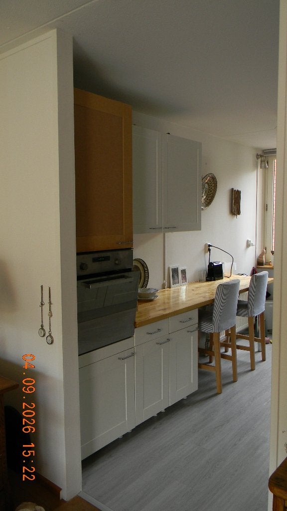 faktum halve keuken, Ophalen, Gebruikt, Wit, Enkelwandige keuken