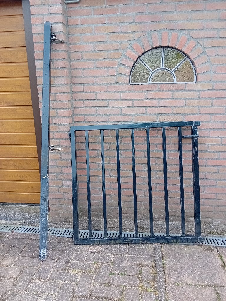 tuinpoortje, Tuin en Terras, Ophalen, 100 tot 150 cm, Zo goed als nieuw, Draaipoort
