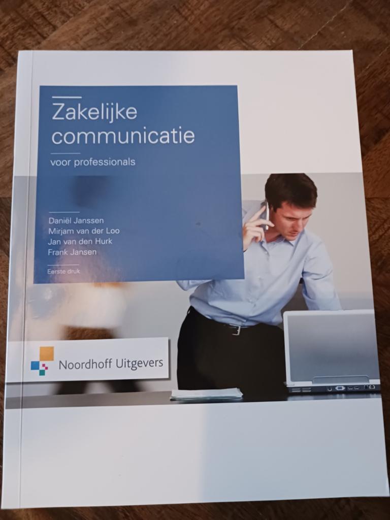 Frank Jansen - Zakelijke communicatie voor professionals, Ophalen of Verzenden, Zo goed als nieuw, Frank Jansen; Daniel Janssen; Mirjam van der Loo; Jan van den...