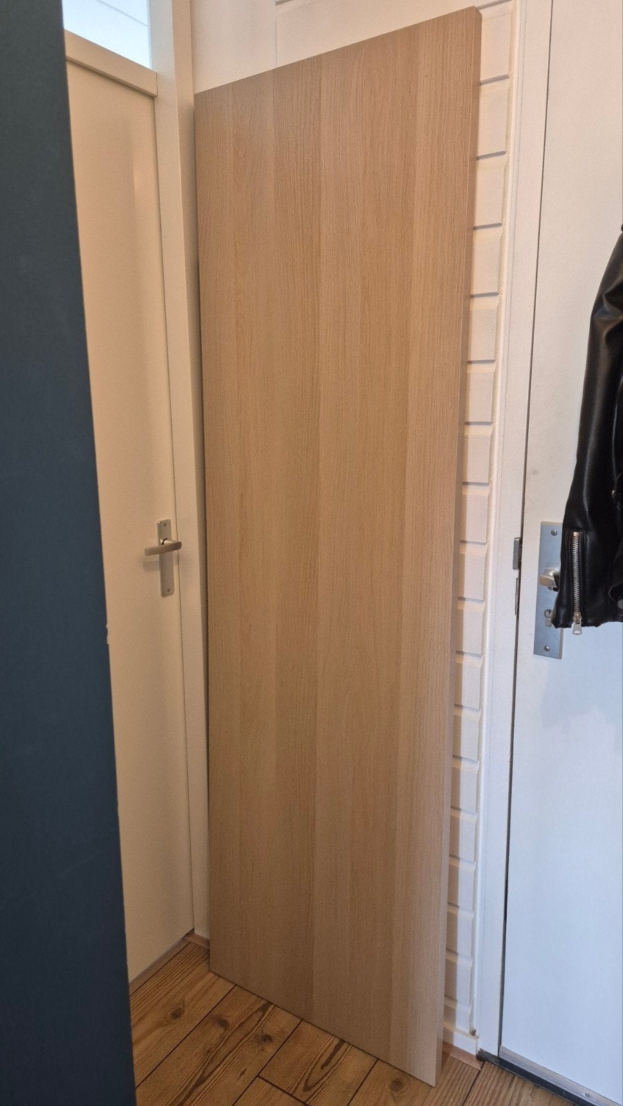 IKEA Lagkapten Bureaublad 200x60cm met 2 poten, Huis en Inrichting, Bureaus, Zo goed als nieuw, Computerbureau, IKEA, Spaanplaat of MDF