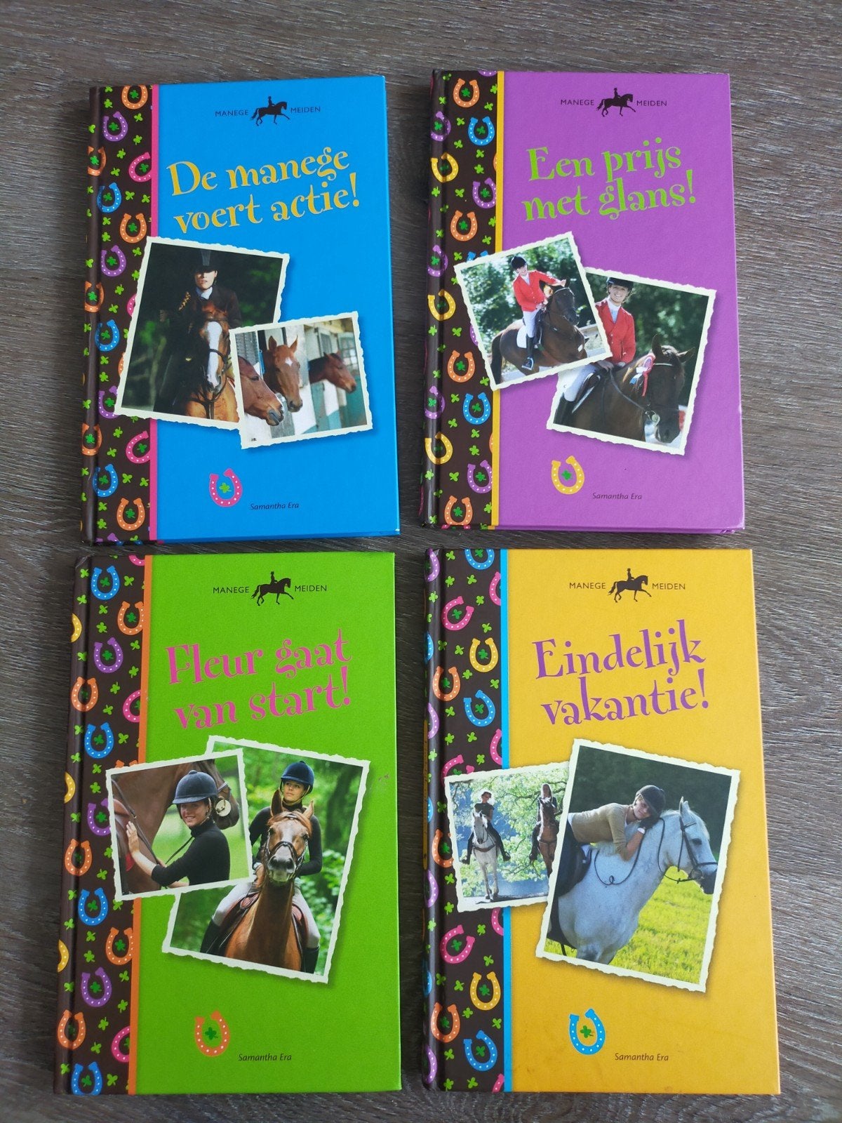 Manege Meiden:  4 boeken over paarden, Ophalen of Verzenden, Zo goed als nieuw, Samantha Era, Fictie