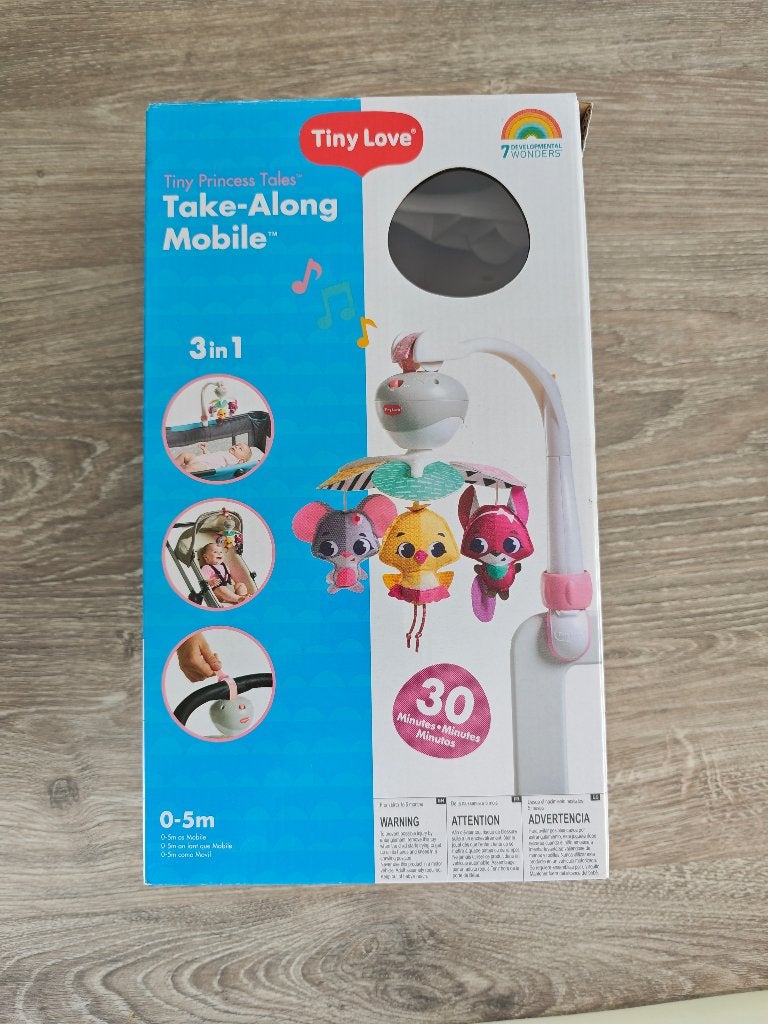 Tiny Love Take Along Mobiel – Zo goed als nieuw, Ophalen of Verzenden, Zo goed als nieuw, Mobiel, Met geluid