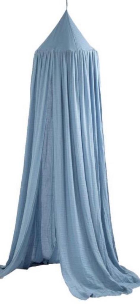 Sebra bedhemeltje blauw - 100% katoen, Kinderen en Baby's, Babywiegjes en Ledikanten, Ophalen, Gebruikt, Ledikant