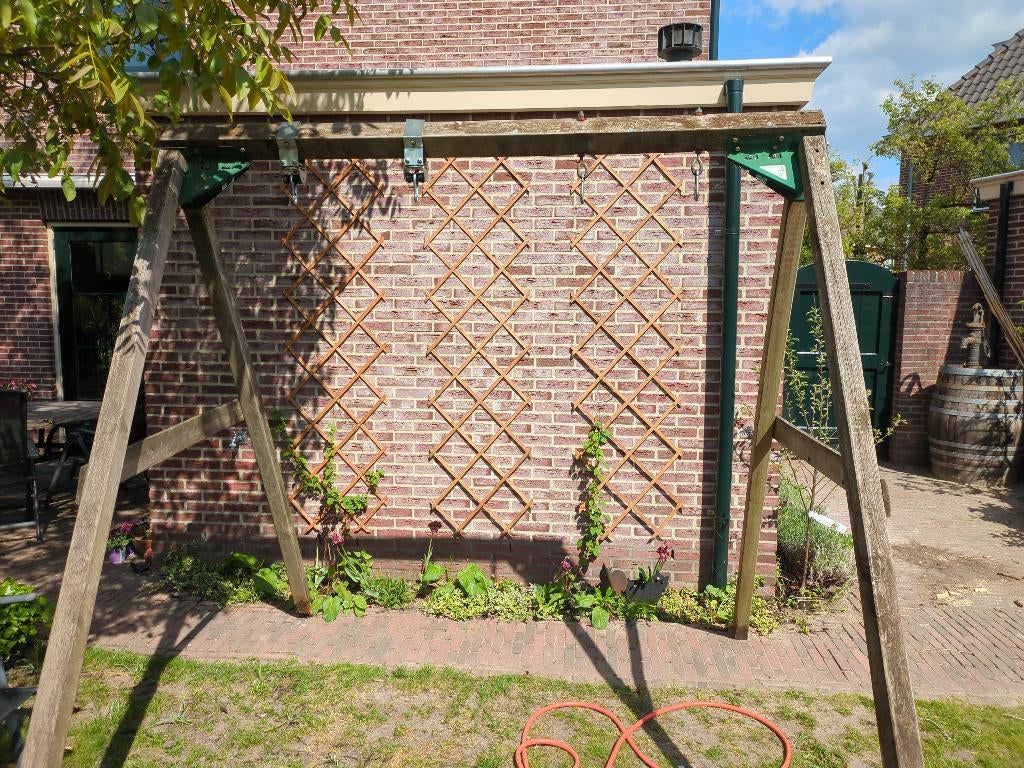 Schommel onderdelen haken en hoekverbinding, Ophalen of Verzenden, Gebruikt, Schommel