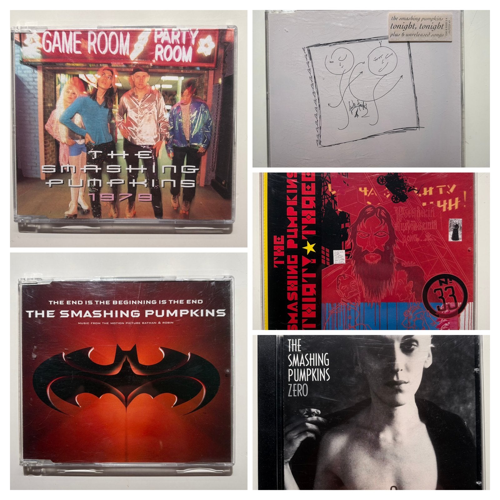 Smashing Pumpkins: 5 CD singles - ook los te koop, Ophalen of Verzenden, Zo goed als nieuw