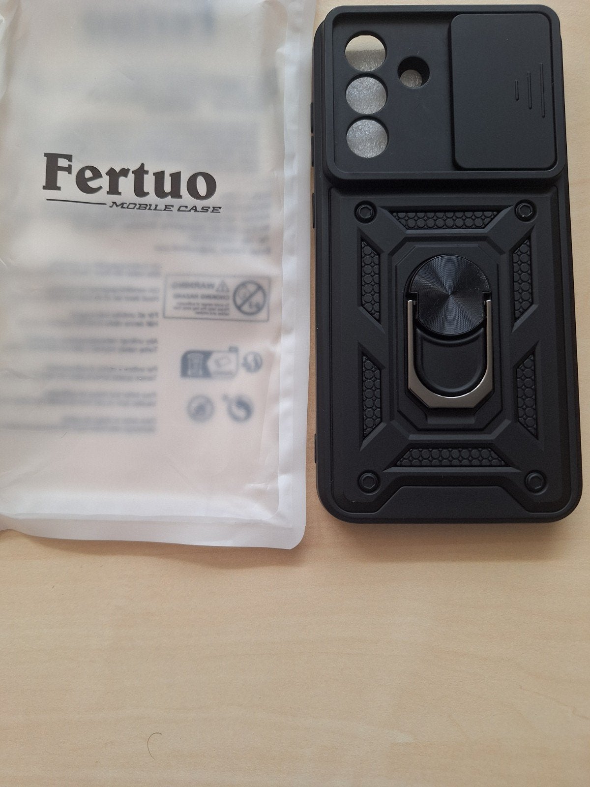 Fertuo telefoonhoesje met ringhouder Samsung A56, Ophalen of Verzenden, Nieuw, Hoesje of Tasje