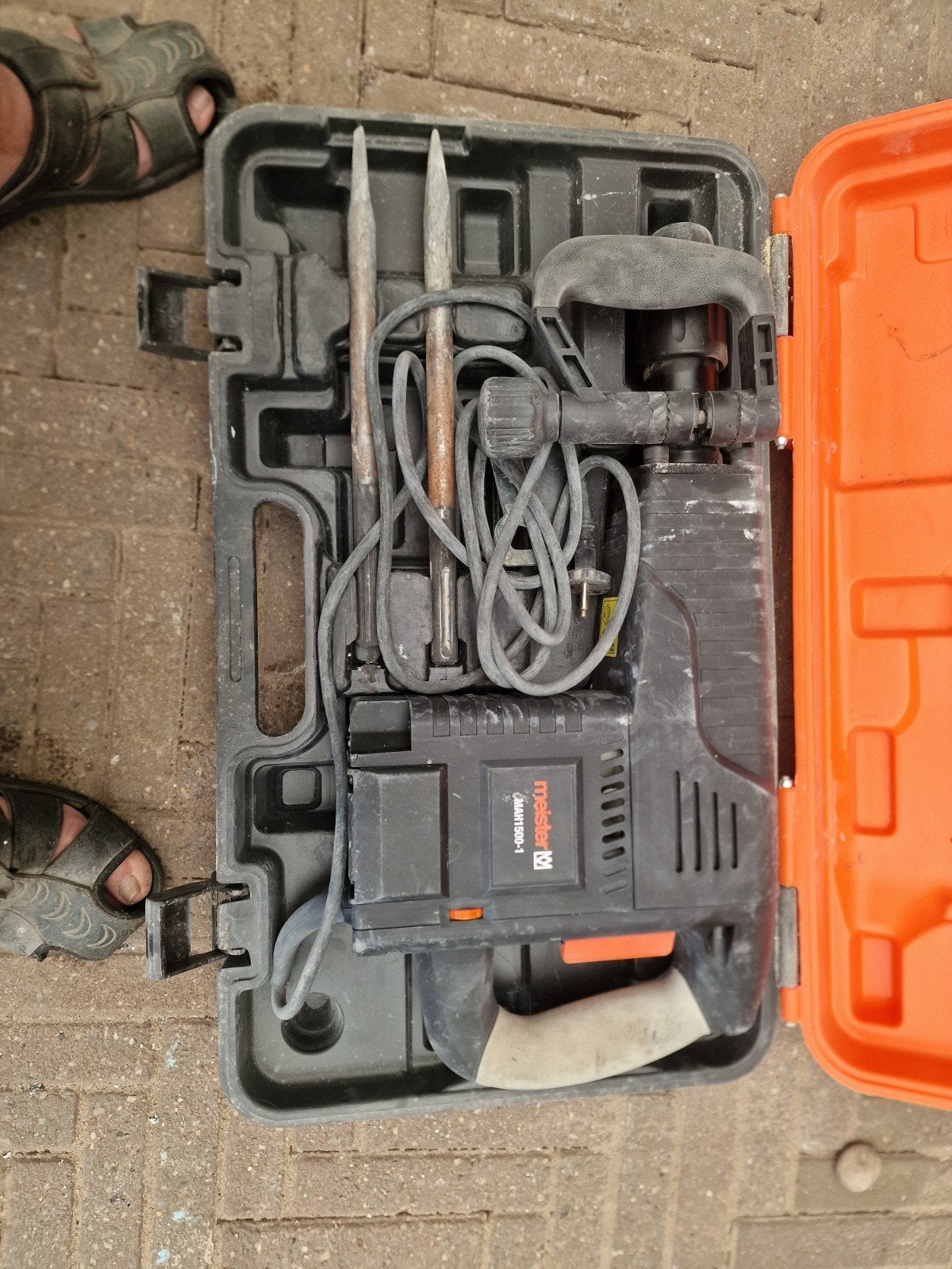Meister breekhamer ZMAH1500-1 in koffer, Doe-het-zelf en Verbouw, Ophalen of Verzenden, Gebruikt, 600 watt of meer, Boor- en/of Breekhamer