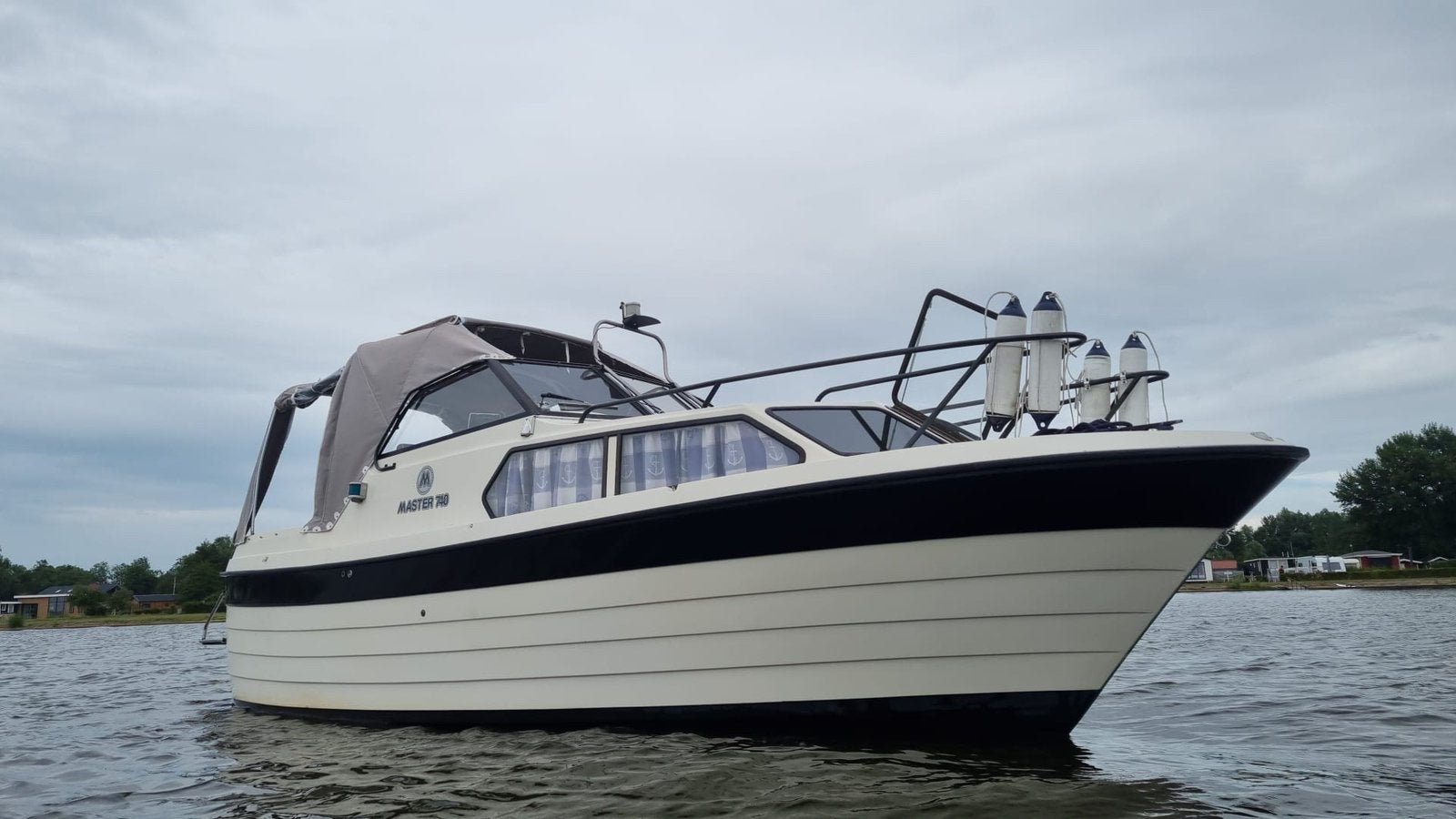 Master 740 spitsgatter met recente 4 cilinder Vetus motor, Watersport en Boten, Motorboten en Motorjachten, Ophalen, Overige merken