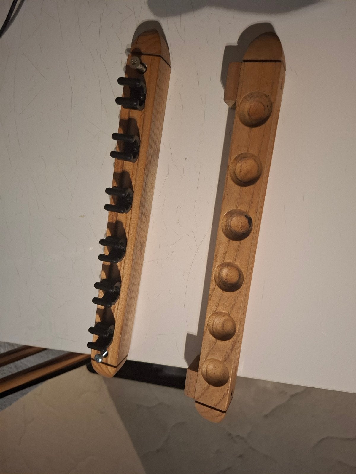 Houten keurek voor 6 keuen, Ophalen