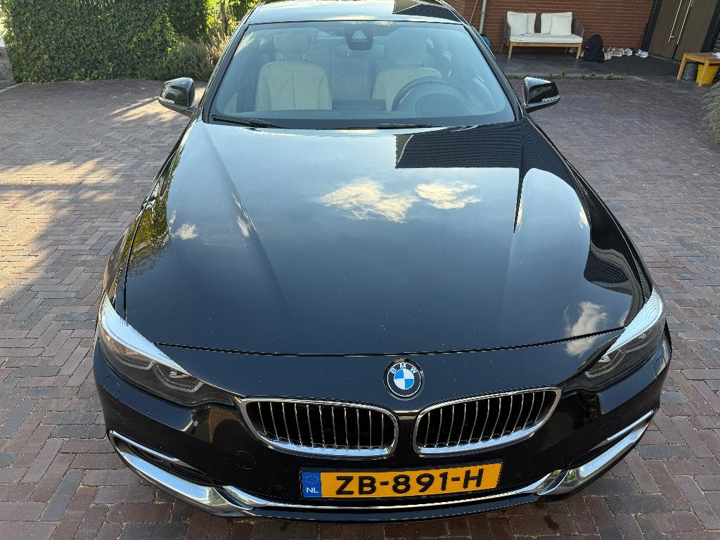 BMW 4-Serie Gran Coupé 440i 326pk Aut 2018 Zwart, Automaat, Beige, Zwart, Leder