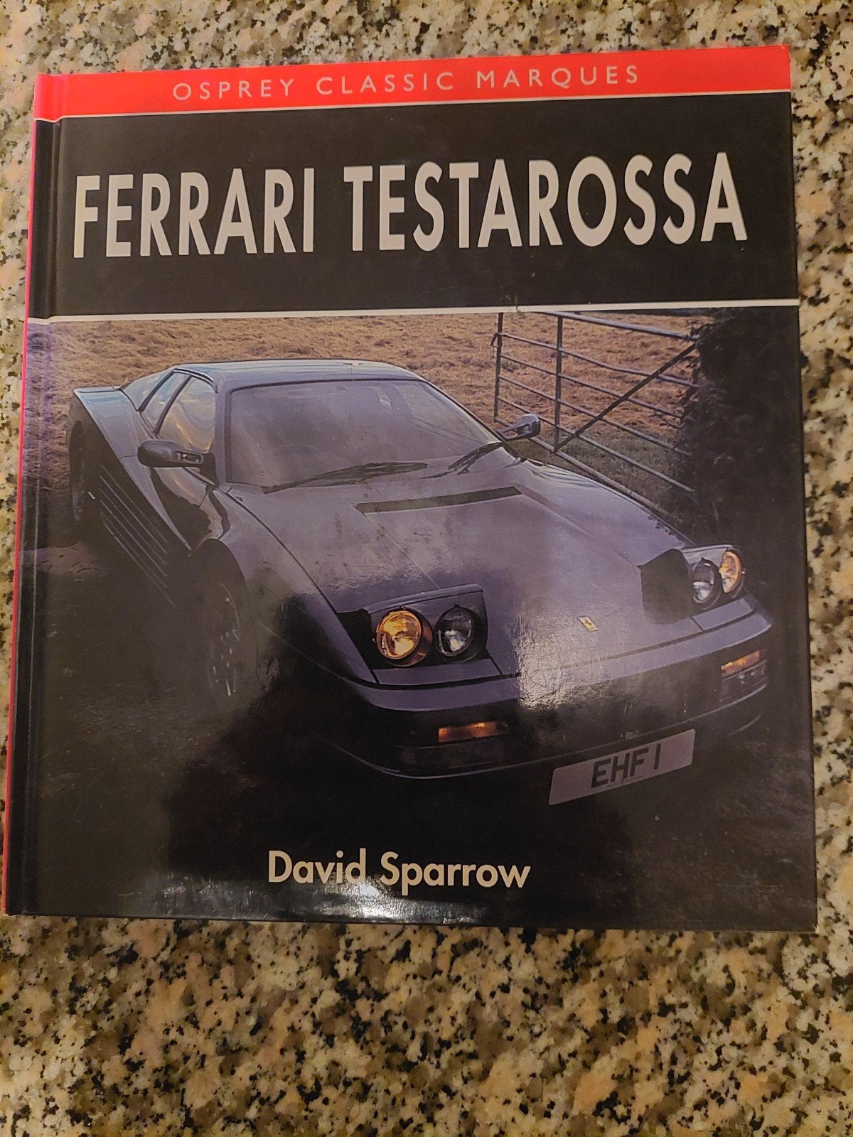 FERRARI TESTAROSSA  OSPERY  DAVID SPARROW., Ophalen of Verzenden, Zo goed als nieuw, Ferrari