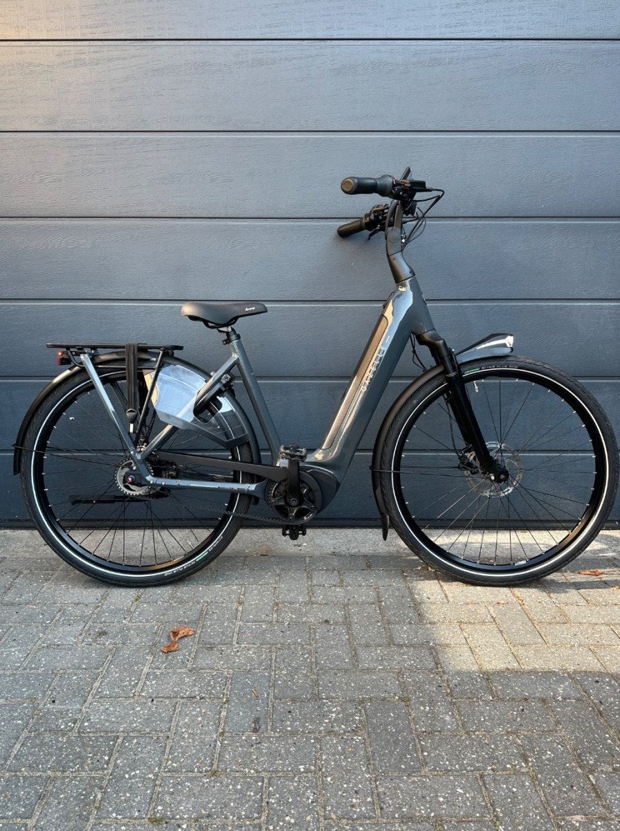 Gazelle Grenoble C5 600Wh Accu Dames Anthracite Grey Glans, Fietsen en Brommers, Elektrische fietsen, Ophalen, Gebruikt, -, -