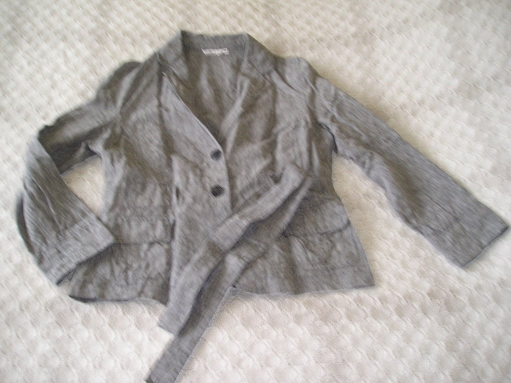 sportief grijs gemêleerd jasje Miss Etam maat 44, Kleding | Dames, Ophalen, Maat 42/44 (L), Zo goed als nieuw, Jasje