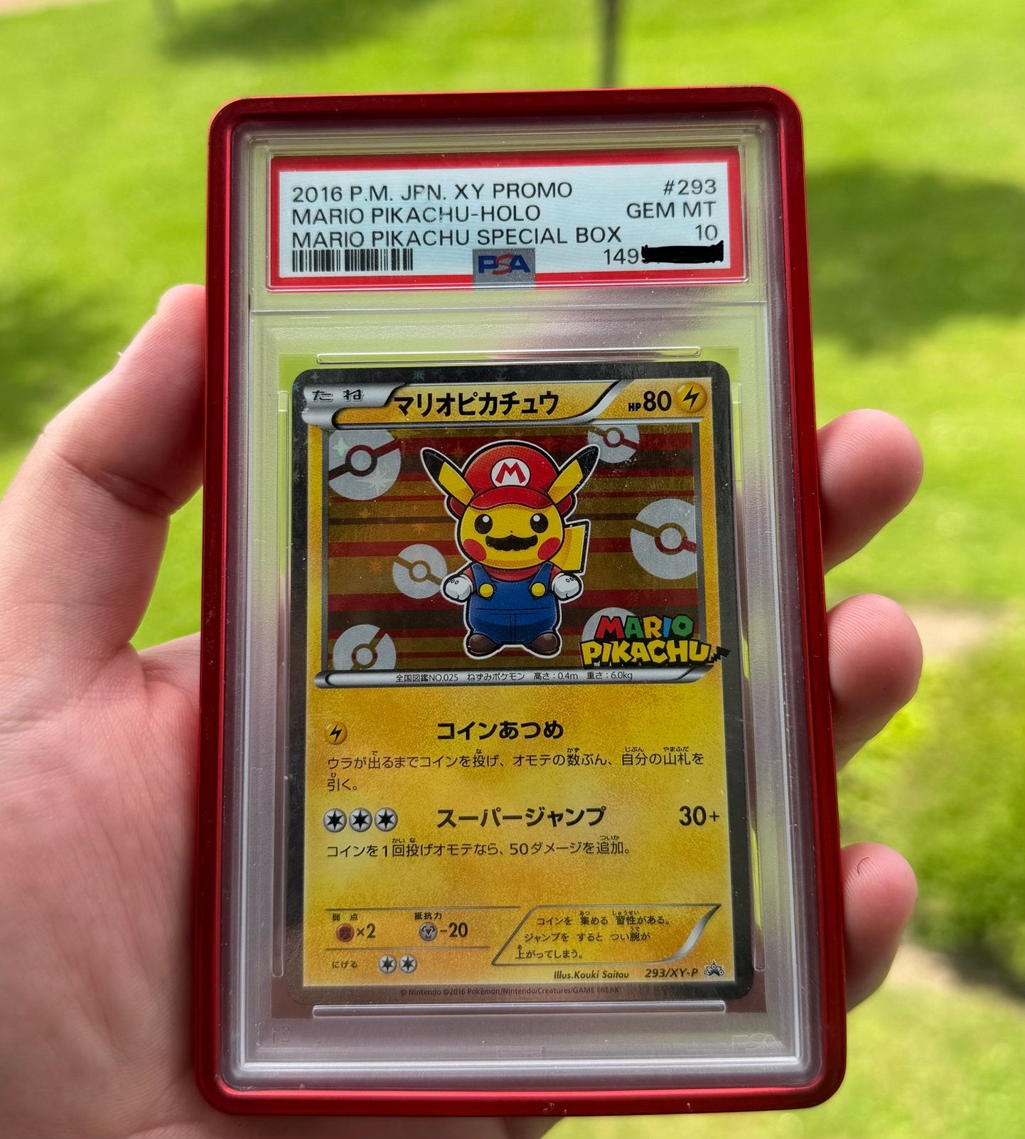 Mario Poncho #293 PSA 10!, Ophalen, Zo goed als nieuw