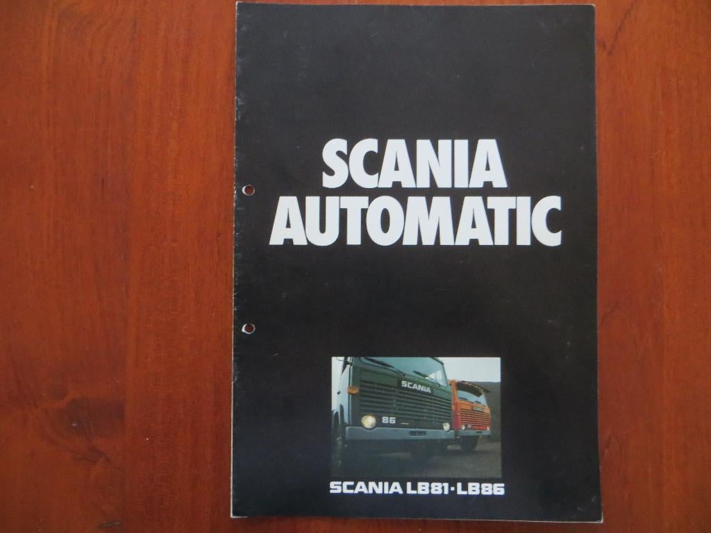Scania Automatic LB81 en LB(S)86 (1980), Ophalen of Verzenden, Zo goed als nieuw, Overige merken