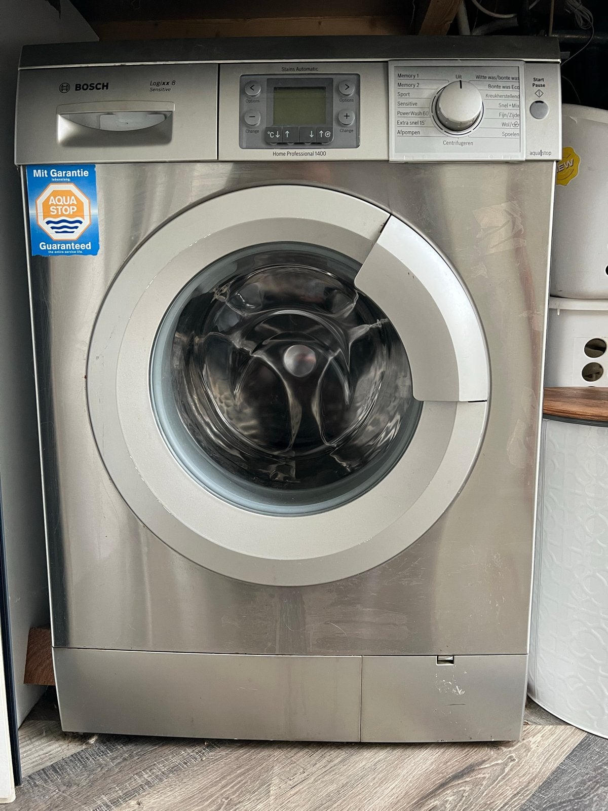 Bosch Logixx 8 Sensitive Home Professional 1400 Wasmachine, Gebruikt, Ophalen of Verzenden, Voorlader, 85 tot 90 cm