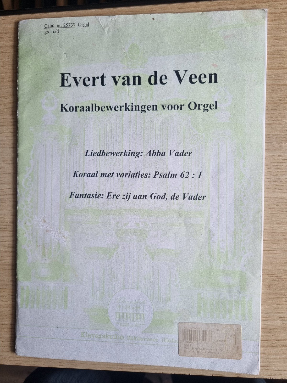 klavarskribo, Evert vdVeen, Liedbewerkingen, Ophalen of Verzenden, Gebruikt, Artiest of Componist, Religie en Gospel