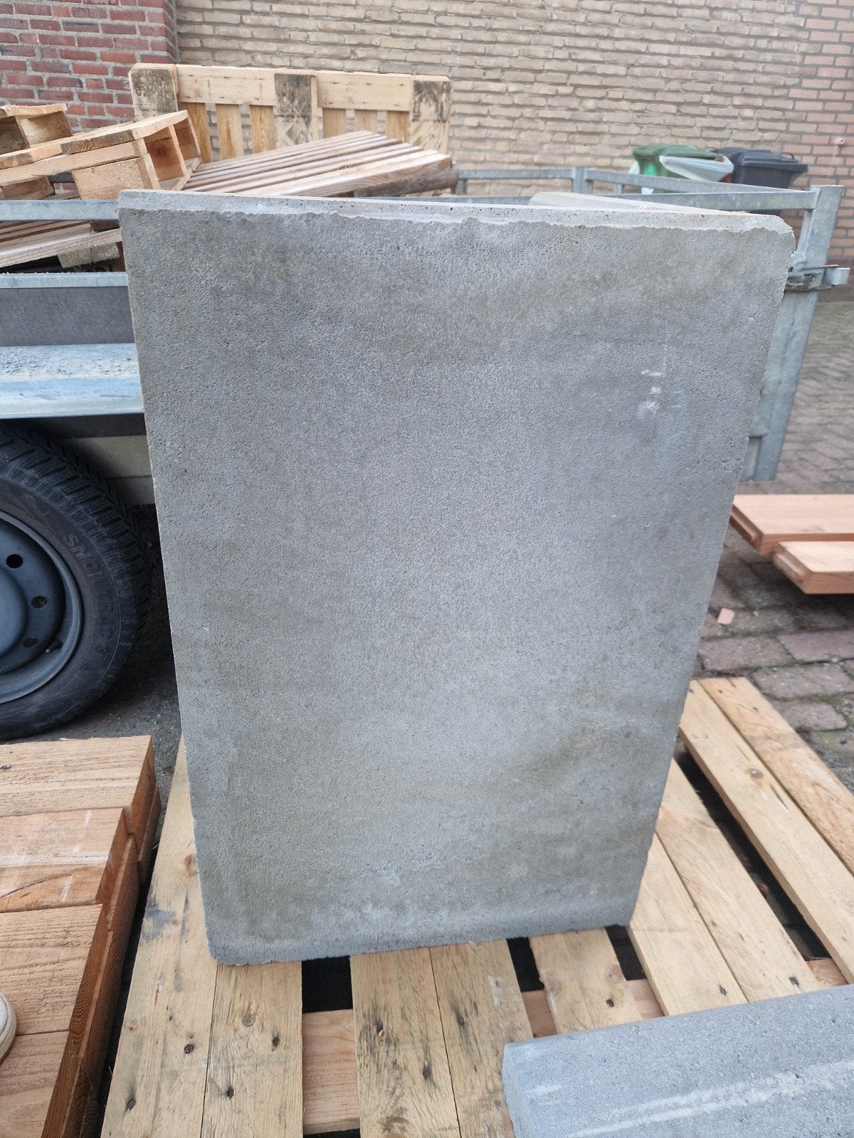 Hoekelement 80x50x50cm - Beton, Tuin en Terras, Ophalen, Nieuw, Beton, 60 cm of meer