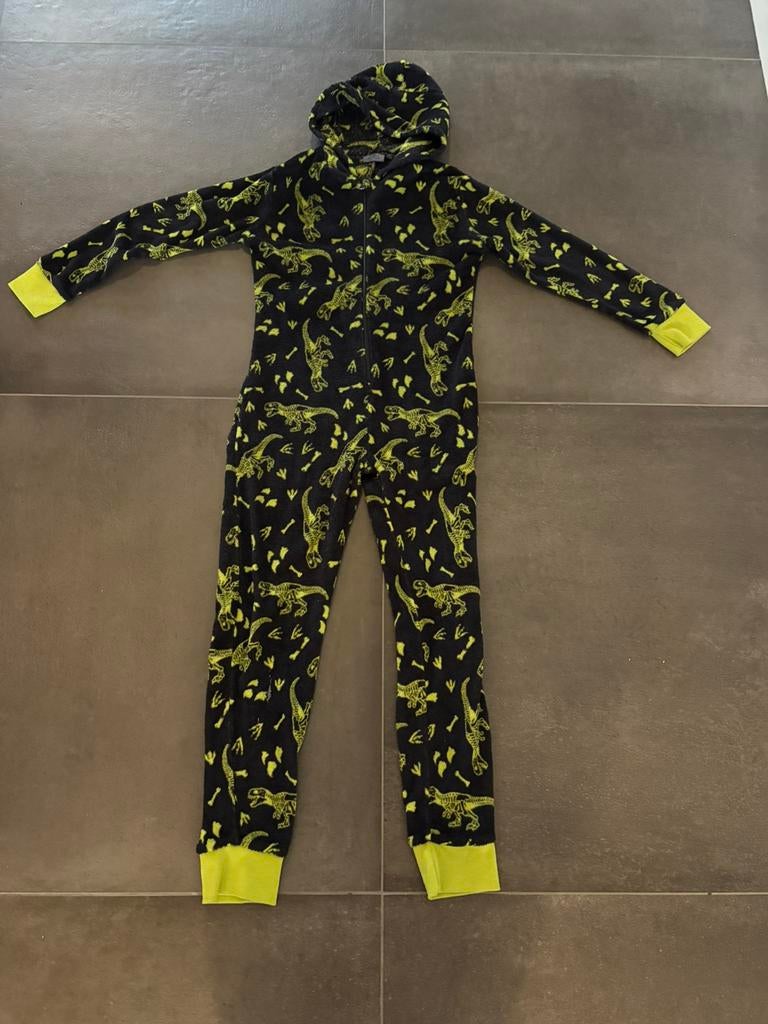 Onesie dino 158-164, Ophalen of Verzenden, Gebruikt, Jongen of Meisje