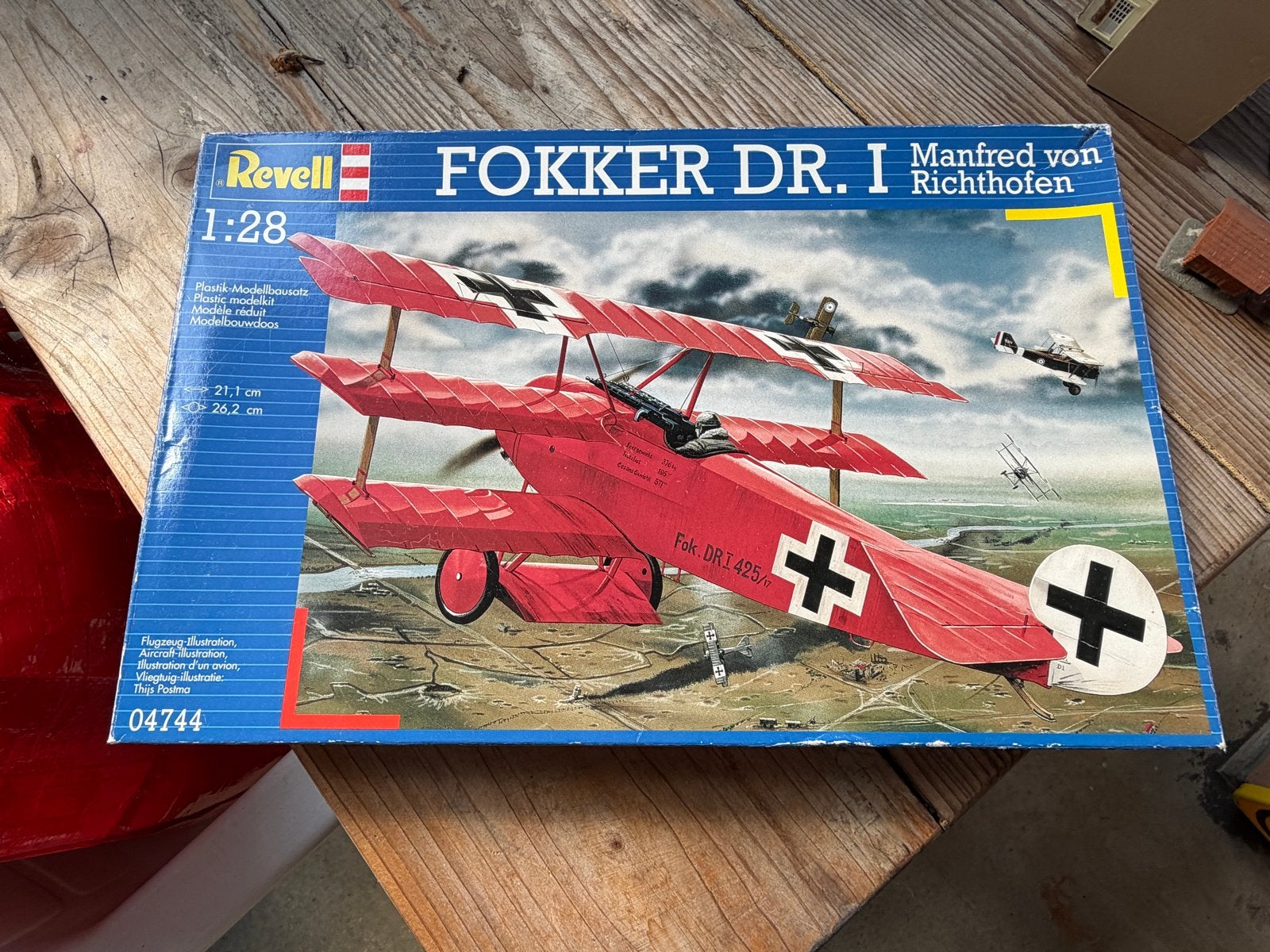 Revell Fokker Dr.I Manfred von Richthofen modelbouw, Verzenden, Revell, Nieuw, Groter dan 1:72