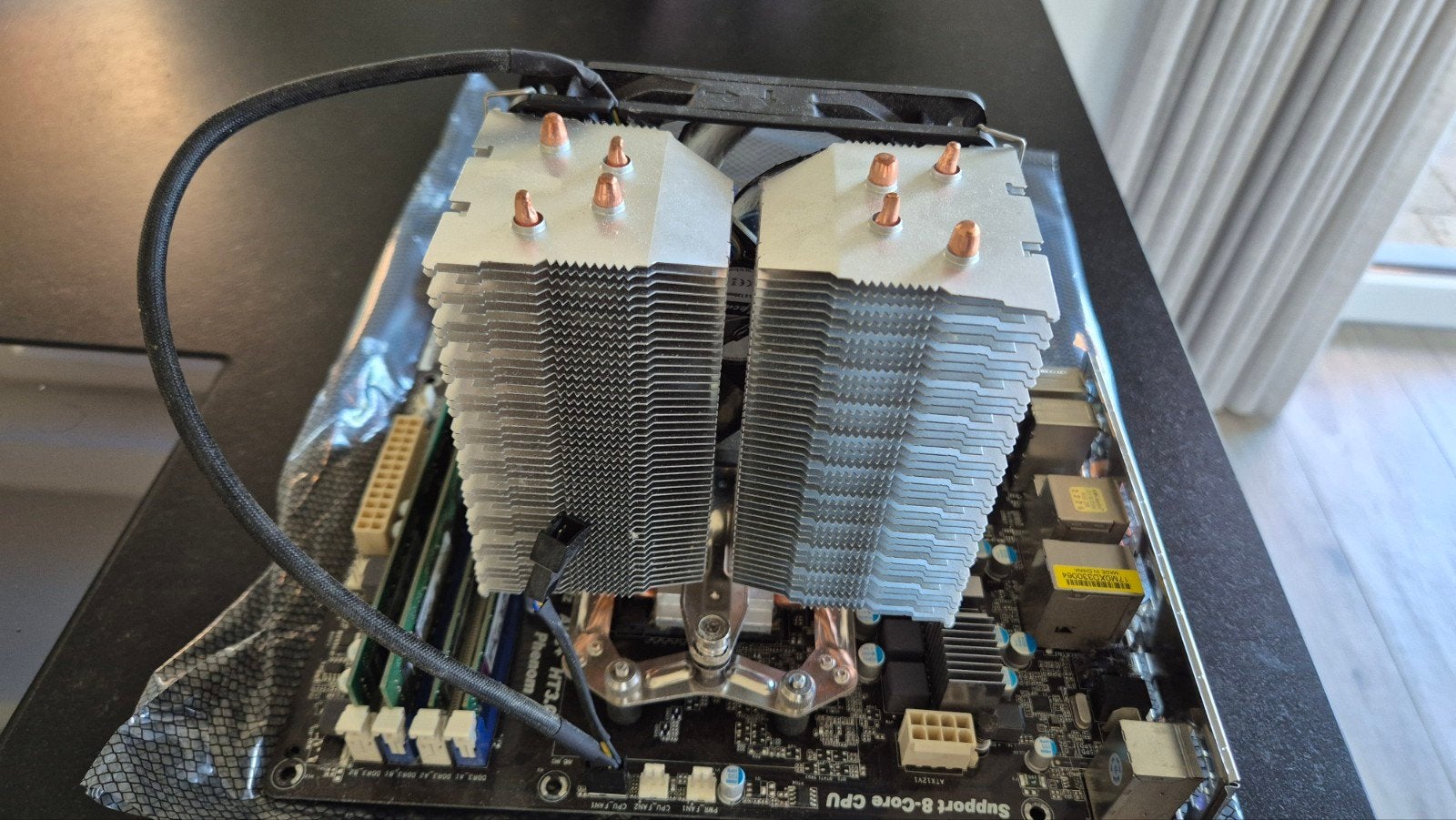 ASRock 870 Extreme3 Moederbord met AMD Phenom II 8-core CPU, Gebruikt, DDR3, Ophalen of Verzenden, AM3