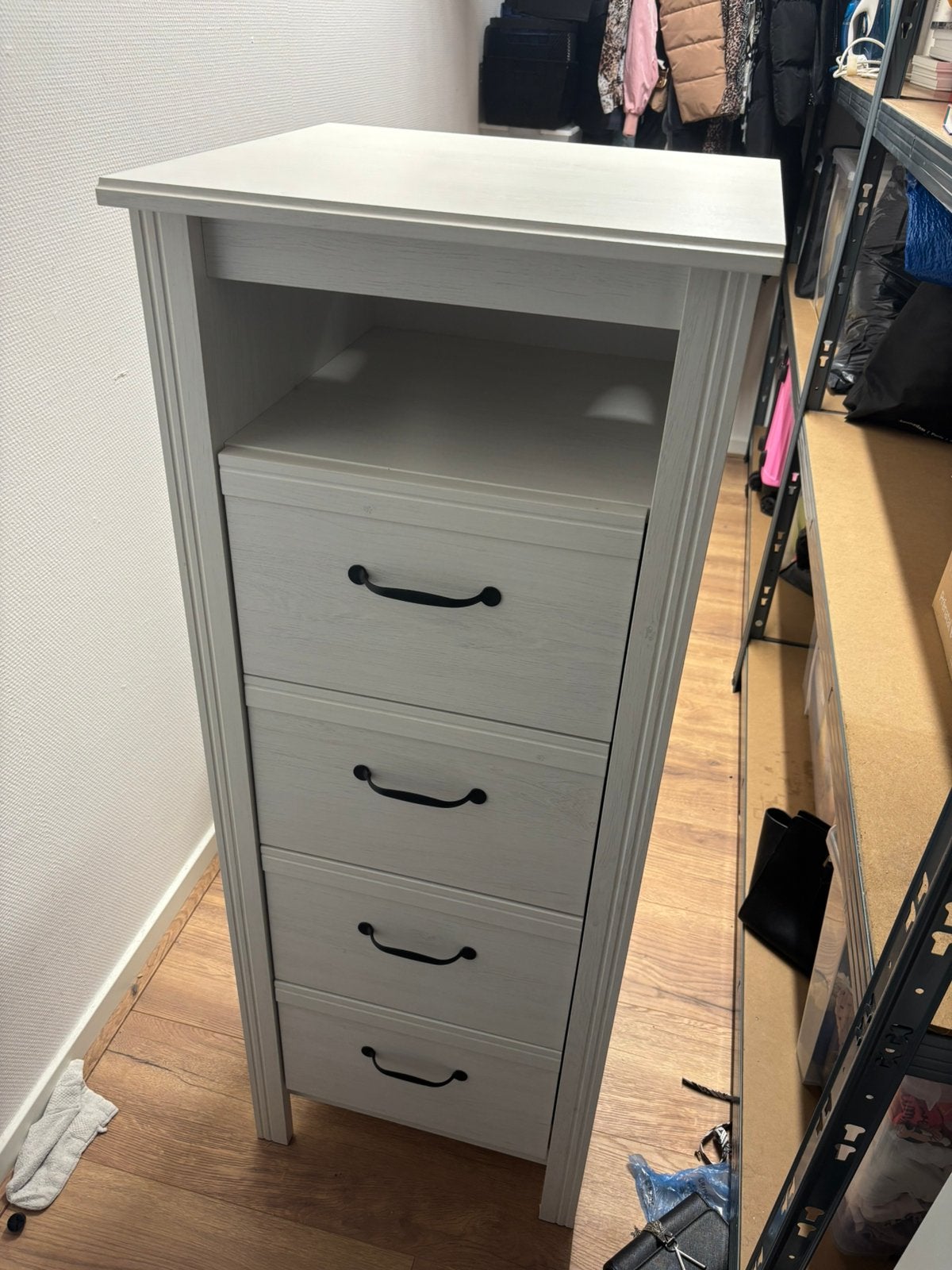 4 lades kast met diepe lade., Huis en Inrichting, Ophalen, 100 tot 150 cm, 50 tot 100 cm, Zo goed als nieuw