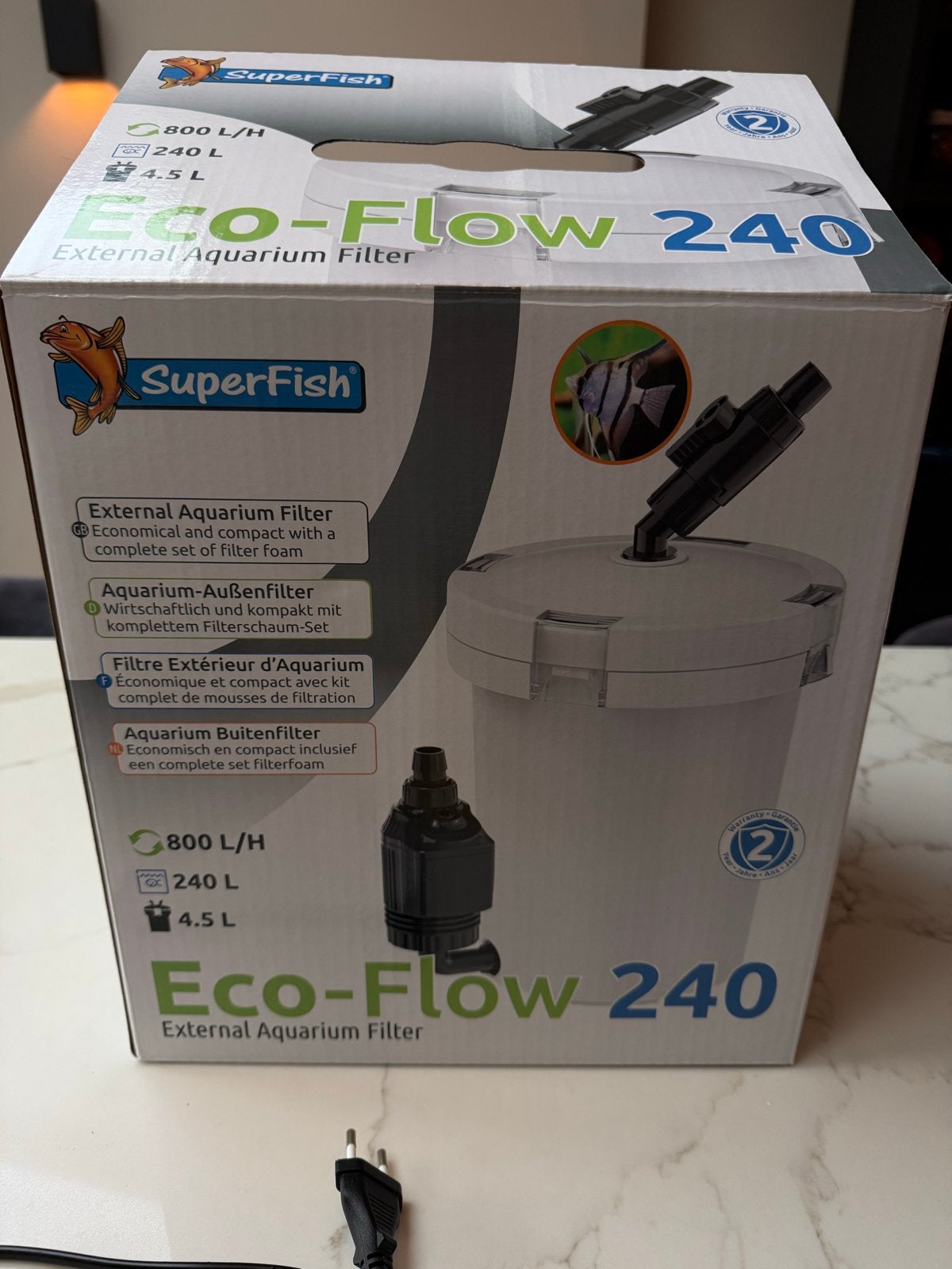 Superfish eco-flow 240 (1 week gebruikt), Pomp, Nieuw, Ophalen of Verzenden, Superfish