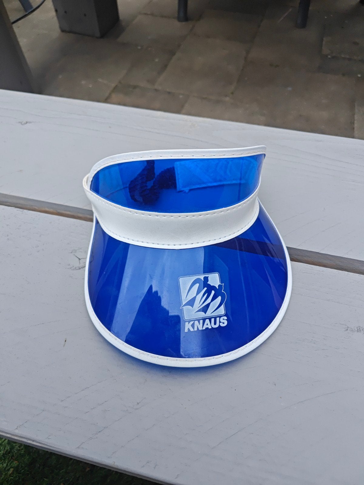 Retro Knaus Zonneklep Jaren 80/90 - Goede Staat, Knaus, One size fits all, Ophalen of Verzenden, Pet