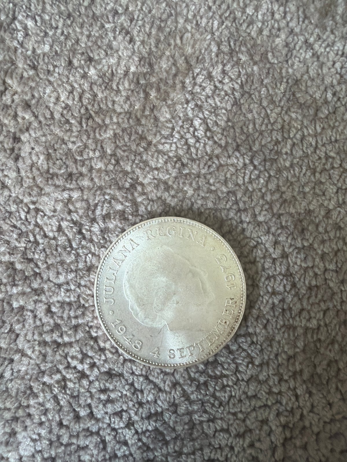 Zilveren Juliana Regina 1948-1973 munt, Koningin Juliana, Zilver, Losse munt, Overige waardes