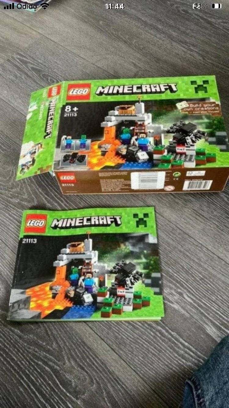 Lego minicraft set num  211113, Ophalen of Verzenden, Zo goed als nieuw