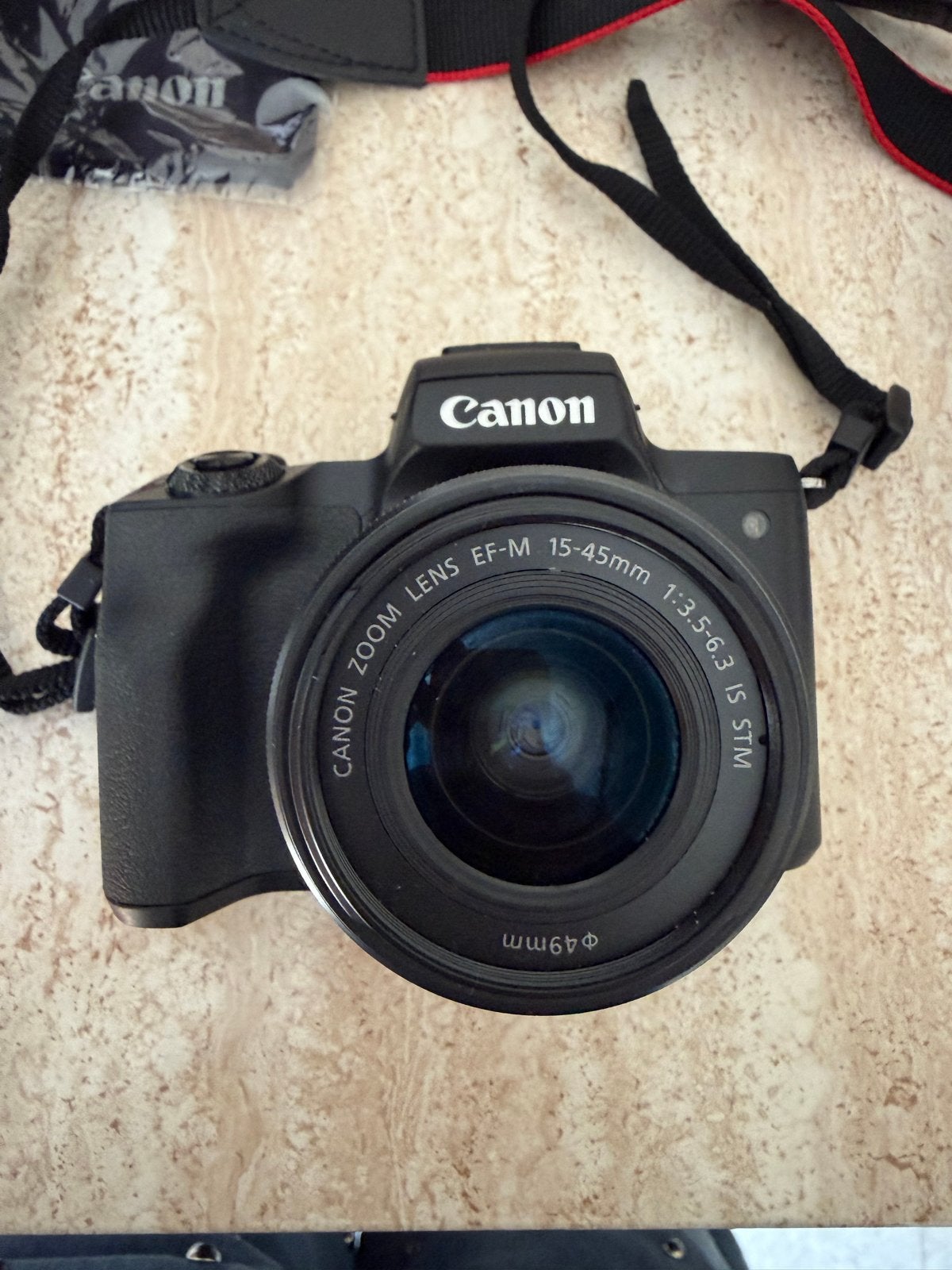 Canon EOS M50 Systeemcamera met EF-M 15-45mm lens, Canon, Beeldstabilisatie, Ophalen of Verzenden, Zo goed als nieuw