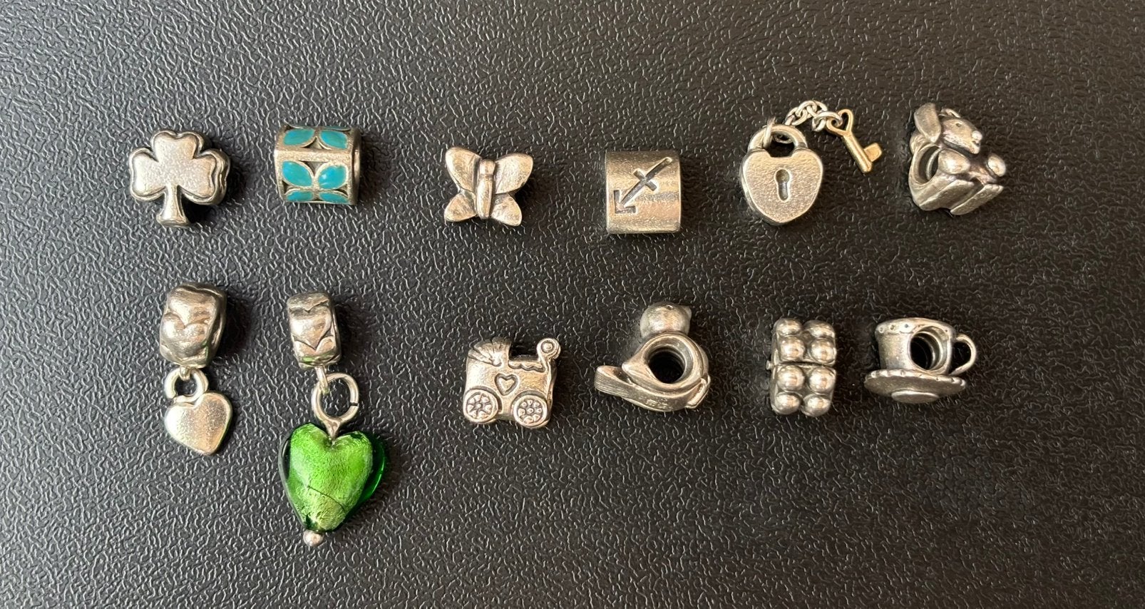 Diverse Pandora bedels, Overige materialen, Gebruikt, Pandora, Ophalen of Verzenden
