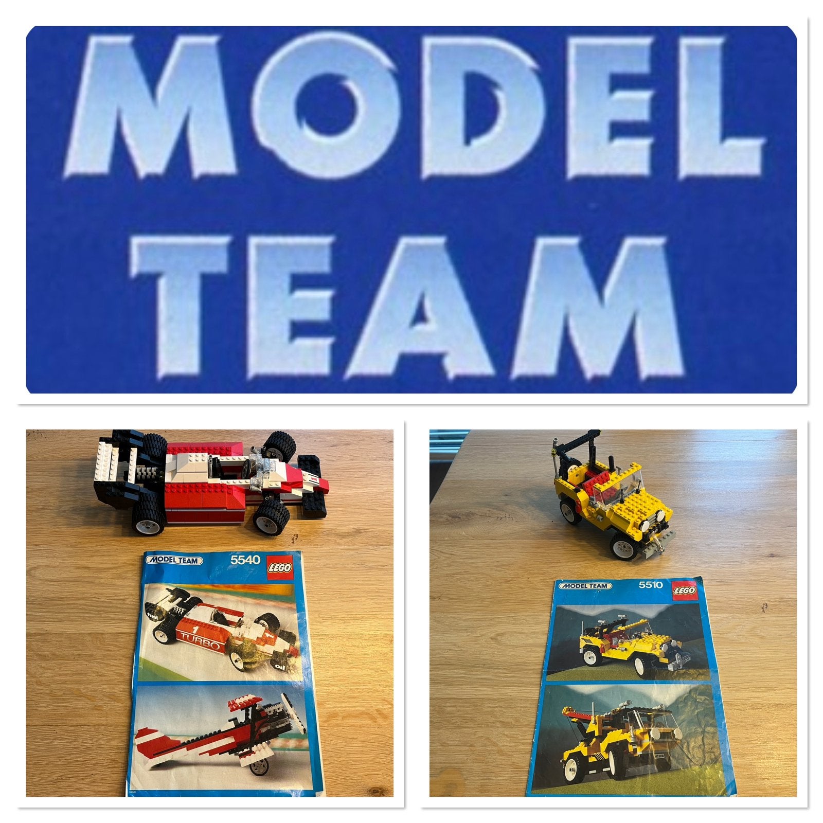 Lego Model Team 5540 & 5510, Kinderen en Baby's, Ophalen of Verzenden, Zo goed als nieuw