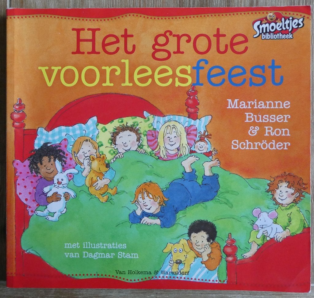 Het grote voorleesfeest - Marianne Busser en Ron Schroder, Fictie algemeen, Jongen of Meisje, Ophalen of Verzenden, Zo goed als nieuw