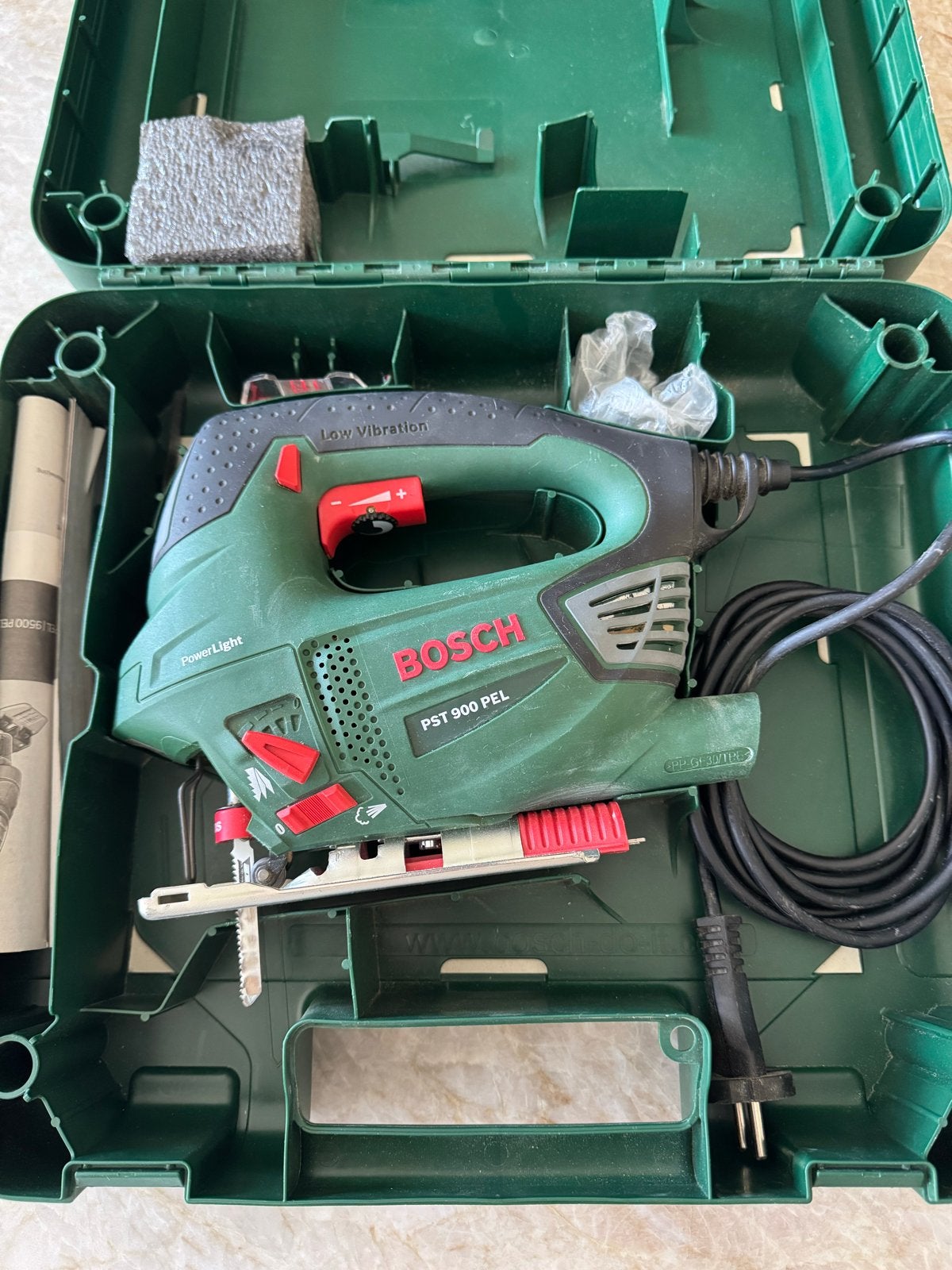 Bosch PST 900 PEL Decoupeerzaag - Krachtig en Nauwkeurig, Gebruikt, 600 tot 1200 watt, Ophalen of Verzenden, Decoupeerzaag