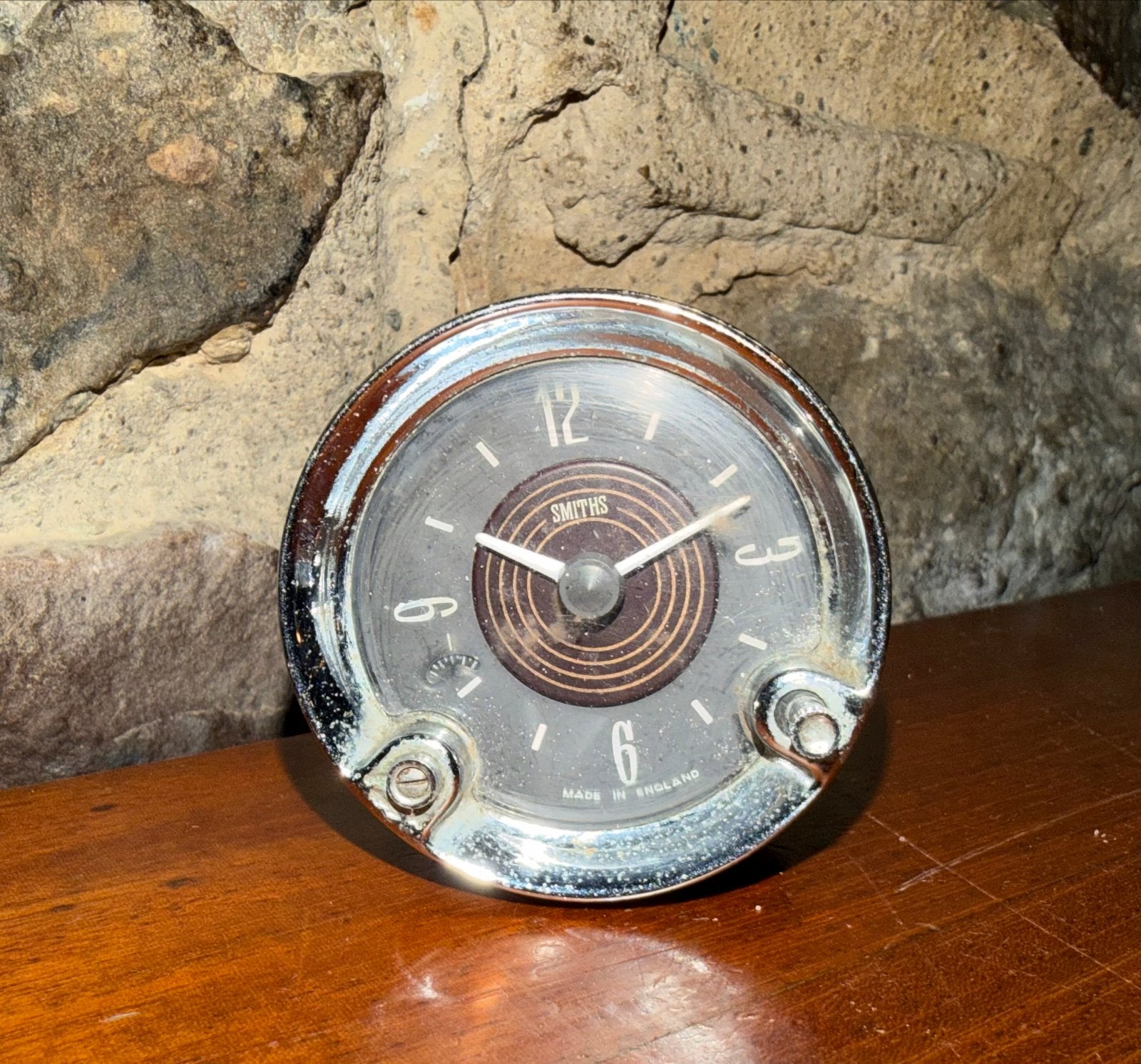 Vintage Smiths auto klok jaren ‘50?, Ophalen of Verzenden, Gebruikt, Oldtimer onderdelen