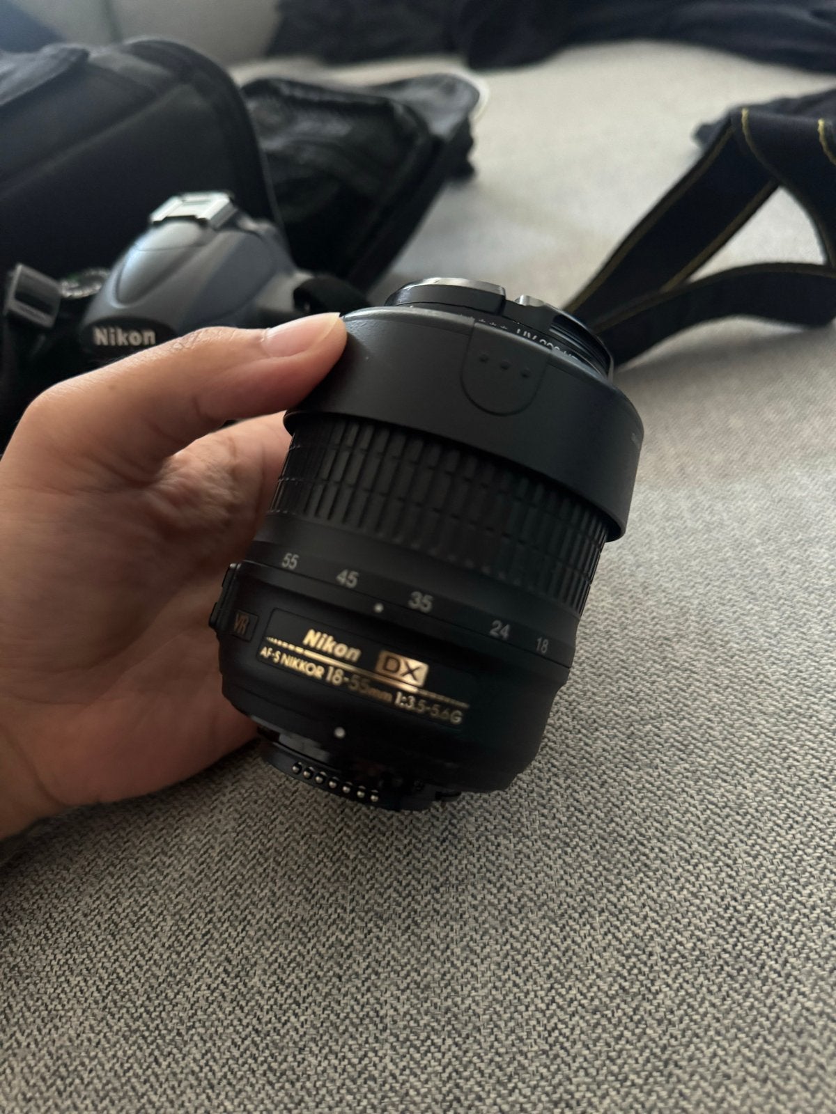 Nikon D5000 DSLR Camera met AF-S NIKKOR 18-55mm lens en stat, Audio, Tv en Foto, Fotografie | Professionele apparatuur, Nikon