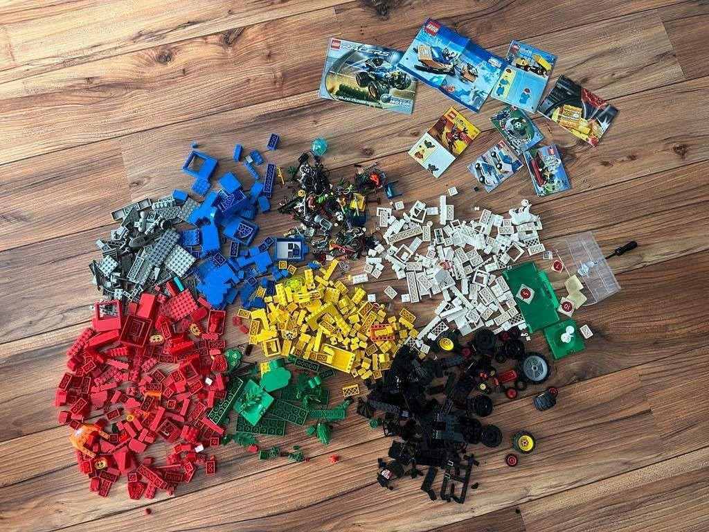 Partij LEGO met veel boekjes (o.a. Arctic, System, Castle), Ophalen of Verzenden, Zo goed als nieuw, Losse stenen, Lego