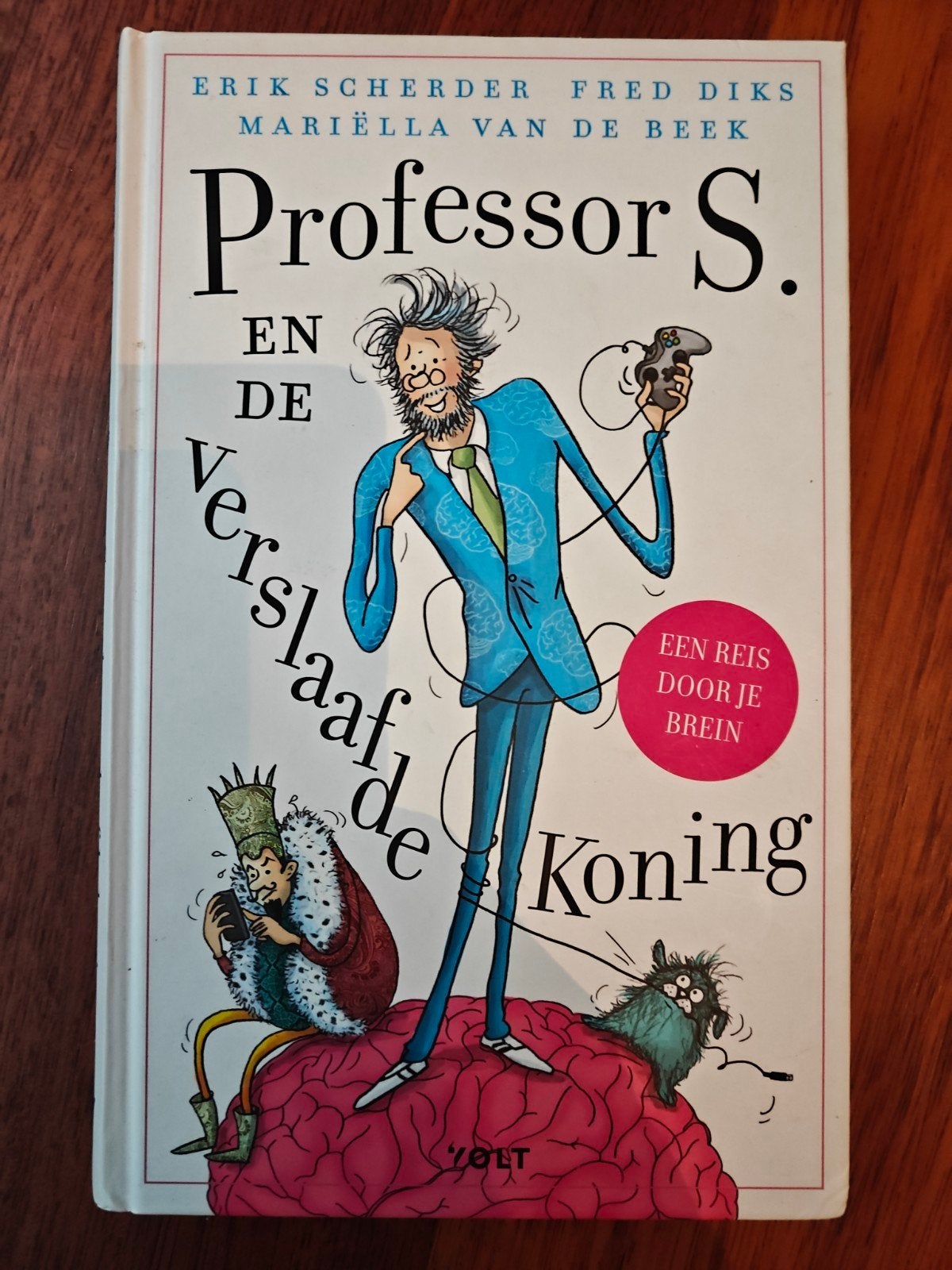 Professor S. en de Verslaafde Koning - Erik Scherder, Ophalen of Verzenden, Zo goed als nieuw, Erik Scherder, Fred Diks, Mariëlla van de Beek