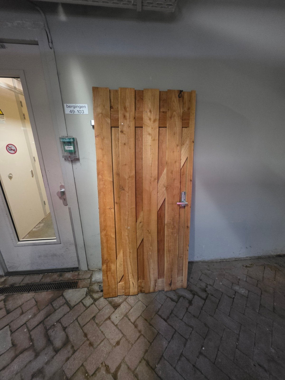 Douglas Houten Tuinpoort - Robuust en Duurzaam, Tuin en Terras, Tuinpoorten, Gebruikt, Minder dan 100 cm, Ophalen of Verzenden