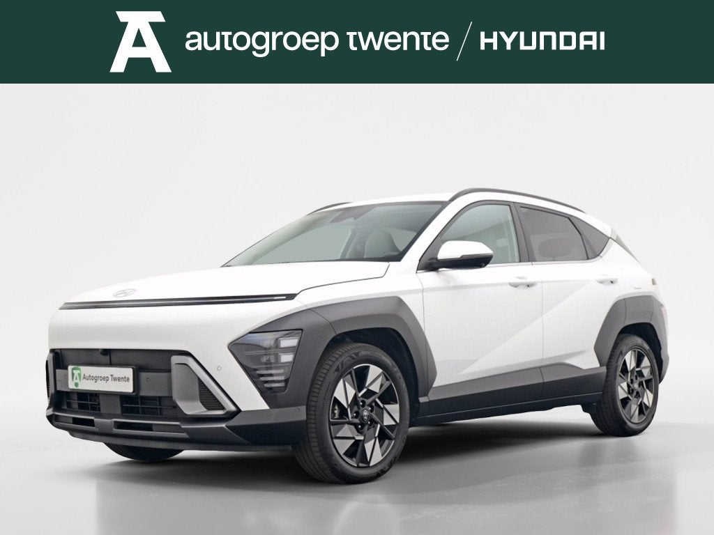 Hyundai KONA 1.6 GDI HEV Premium | Private lease 579 pm | Cr, Auto's, Gebruikt, Wit, Leder, SUV of Terreinwagen