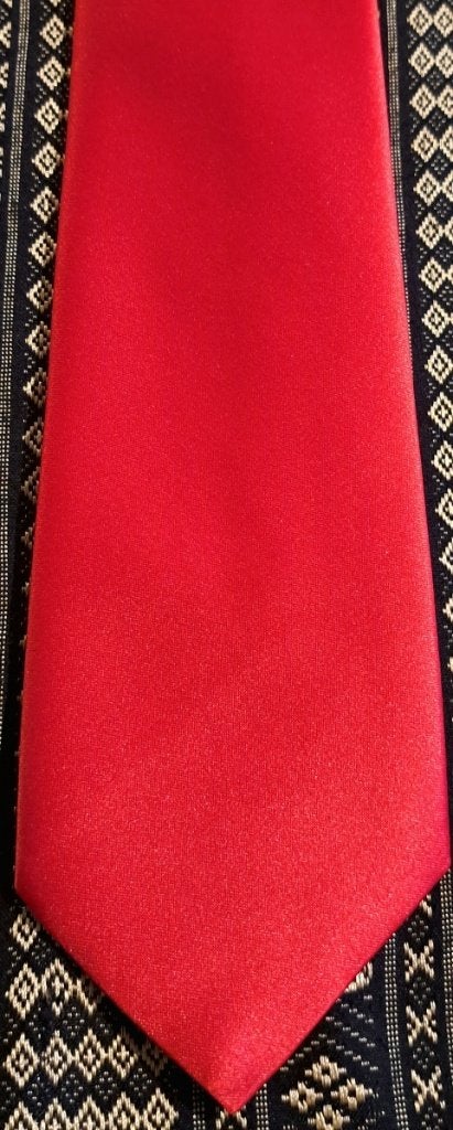 Stropdas effen rood, Ophalen of Verzenden, Nieuw, Rood