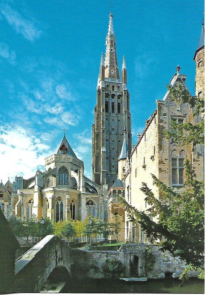 Brugge- -O.L.-Vrouwekerk., Ophalen of Verzenden, 1980 tot heden, Ongelopen, België en Luxemburg
